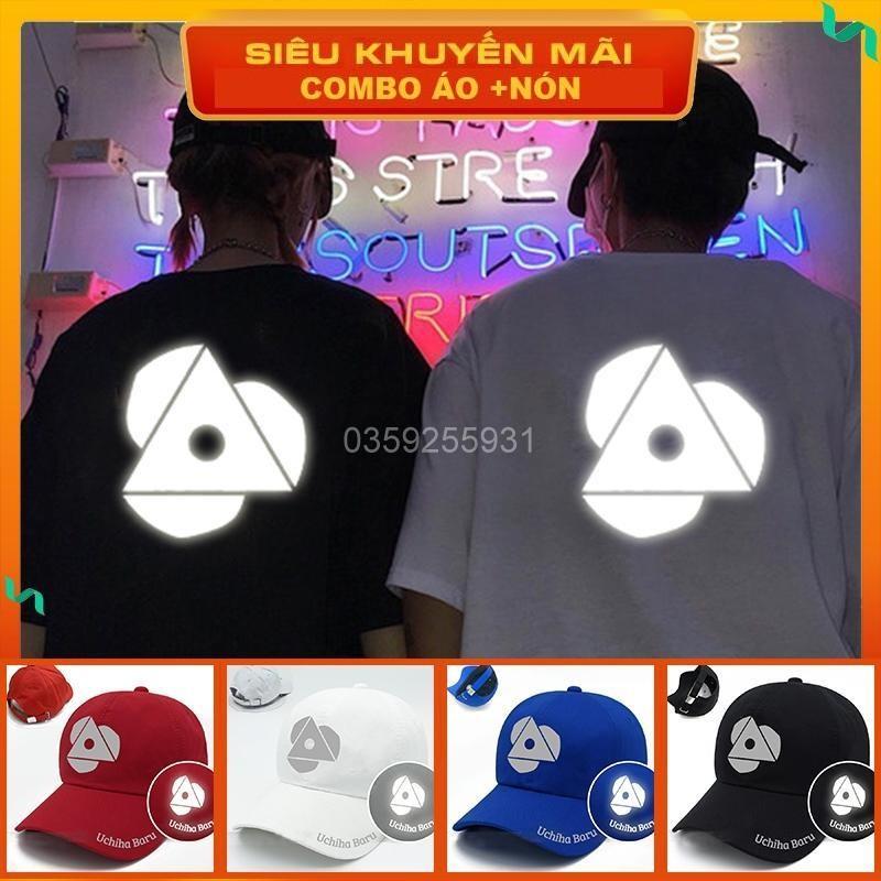 Combo Áo Thun Phản Quang + Nón Phản Quang Naruto - Baru