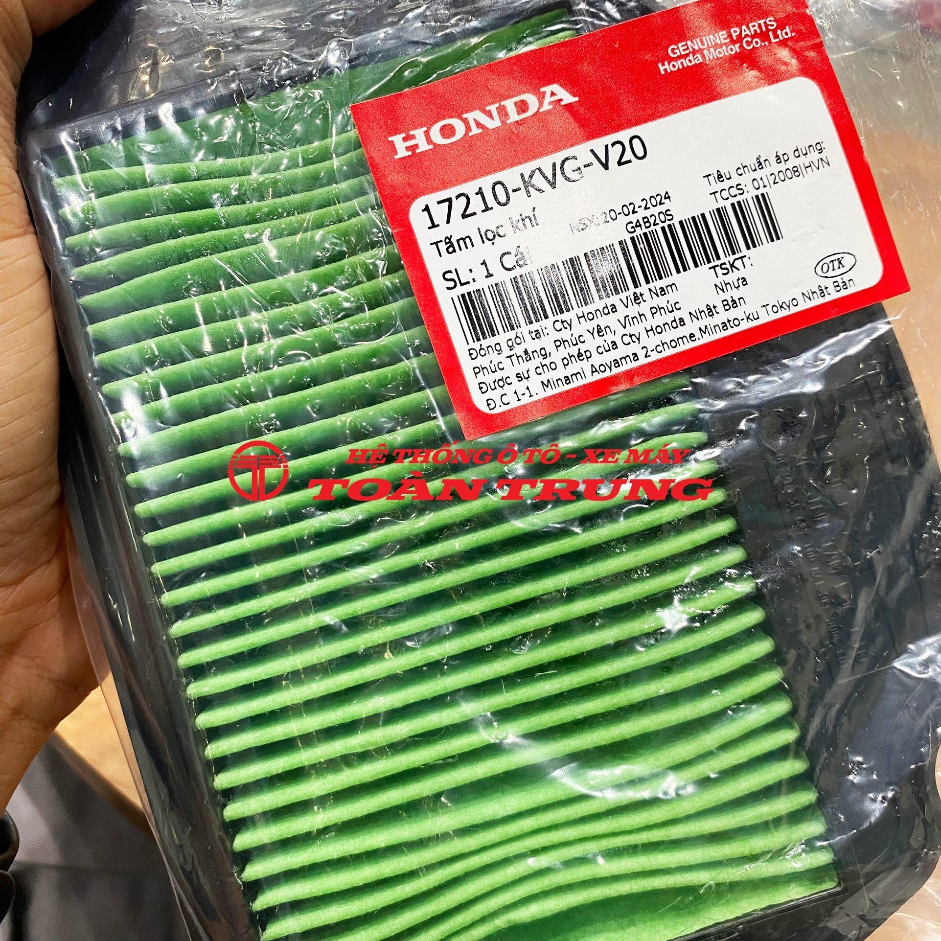 Tấm lọc khí Air Blade 110 (2009-2012) chính hãƞg Honda &quot;17210KVGV20&quot;