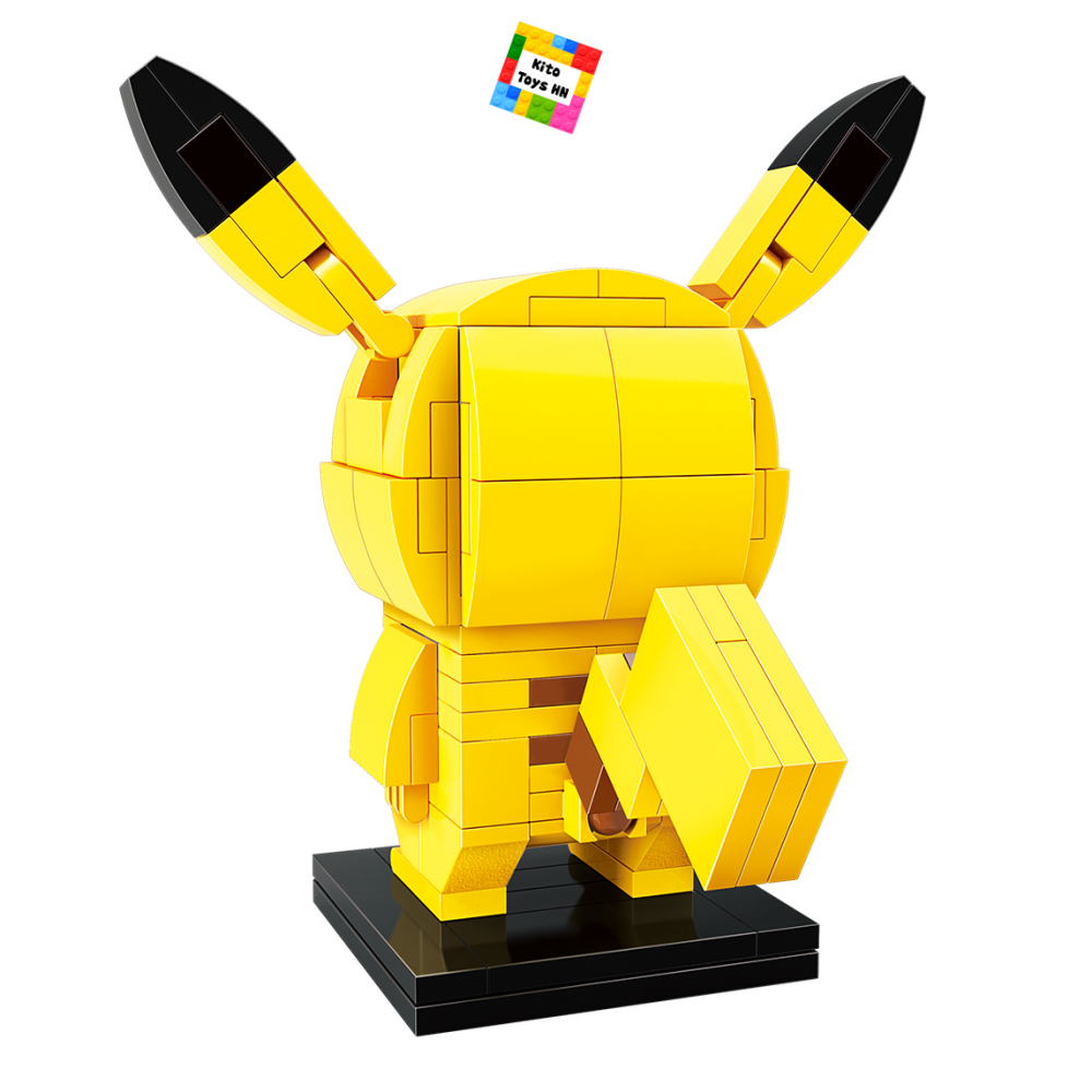 Pokemon Đồ Chơi Lắp Ráp Pikachu Mô Hình Hoạt Hình Truyện Tranh Brickheadz 116 Chi Tiết A0101 Cho Trẻ Từ 6 Tuổi