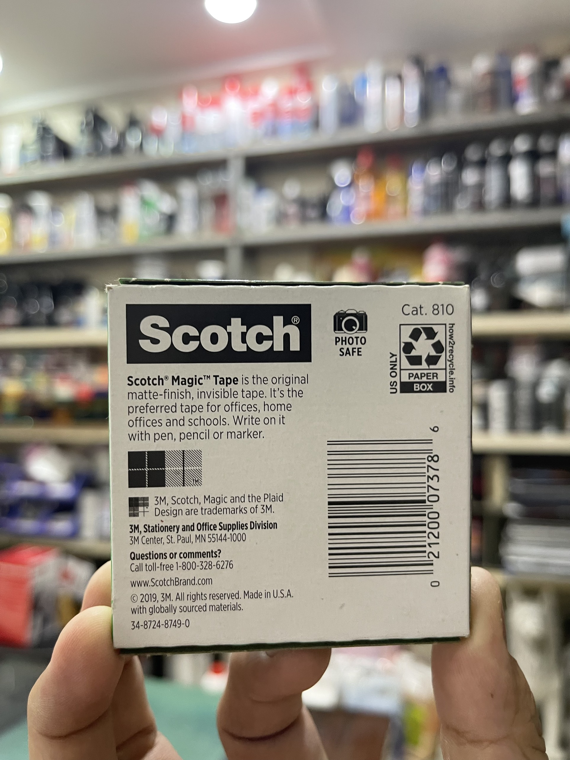  BỘ 3 CUỘN BĂNG KEO 3M, BĂNG KEO KỲ DIỆU, TRONG SUỐT DÁN TIỀN 3M 810 SCOTCH MAGIC TAPE