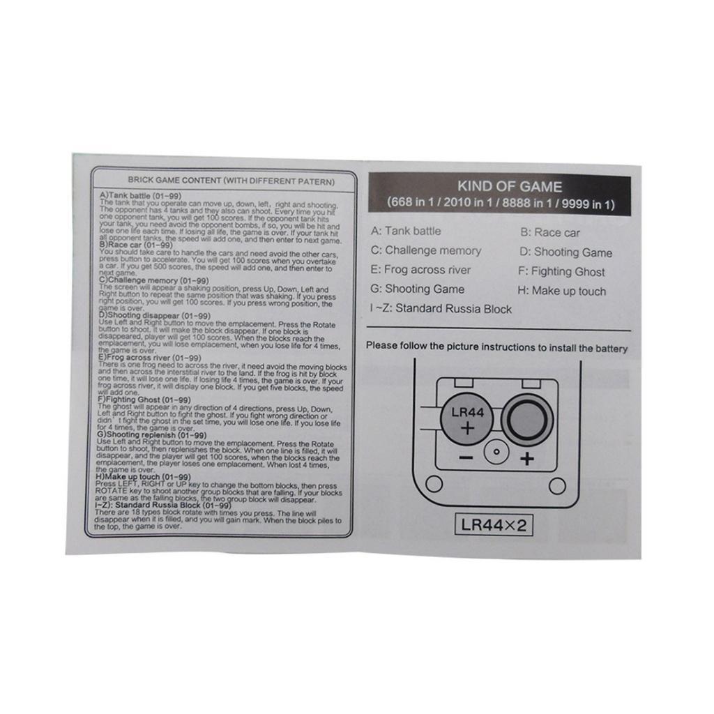 Mini Retro Handheld Classic Game Console Built-in 26 Games