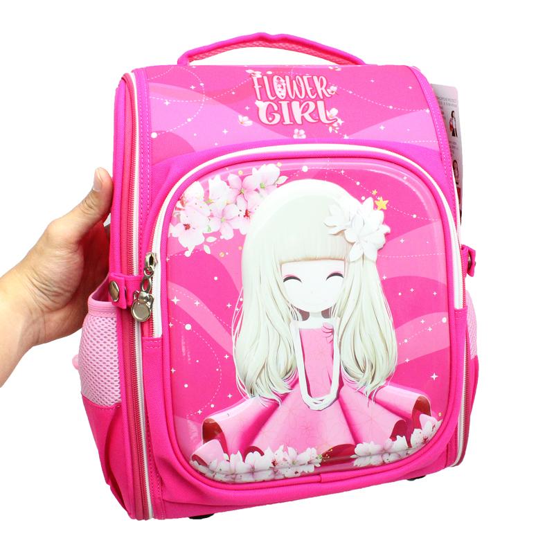 Cặp Chống Gù Bé Gái Size M - Miti C11074M_BB4_PIN.D_PIN.D - Flower Girl