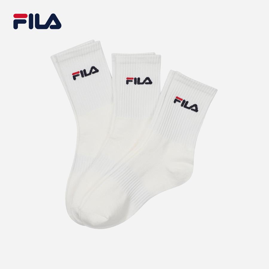 Vớ thể thao unisex Fila - FS3SCF5354X-OWH