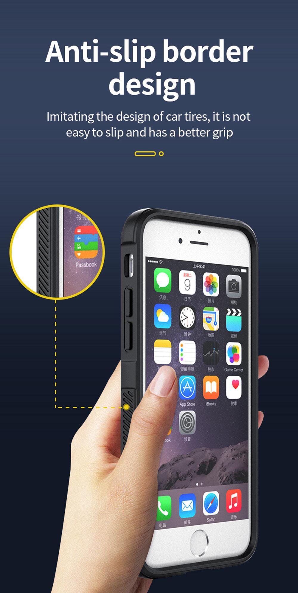 Ốp lưng cho iPhone 6 6s 7 8 Plus SE2 SE3 Mềm Chống Sốc kiểu Insta Chống Trượt Bảo Vệ Toàn Diện