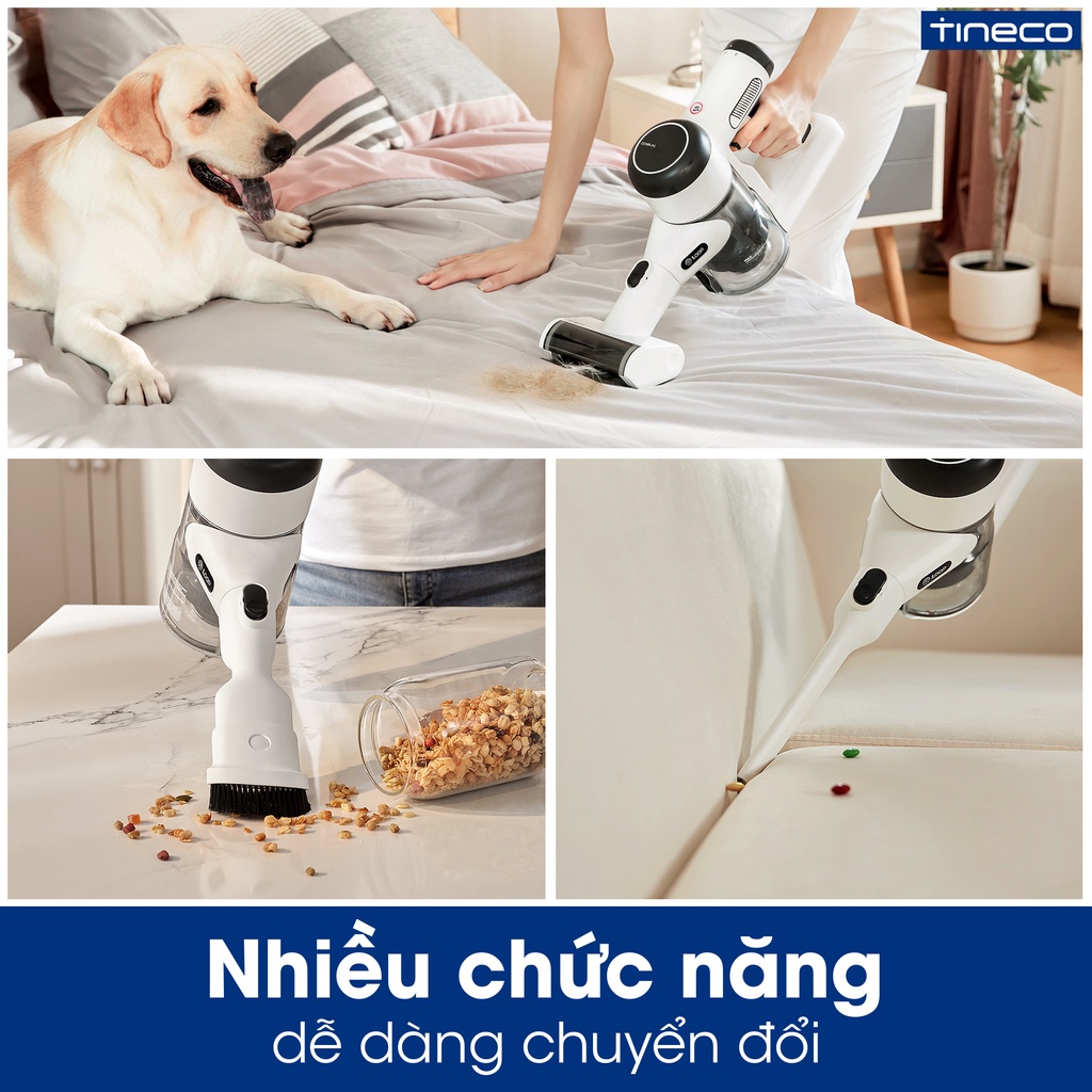 Combo Máy Hút Bụi Mini Tineco Pure OneX - Hút Bụi Không Dây Cầm Tay Đa Năng - Tự Động Phát Hiện Rác Bẩn + Bộ Lọc Khí