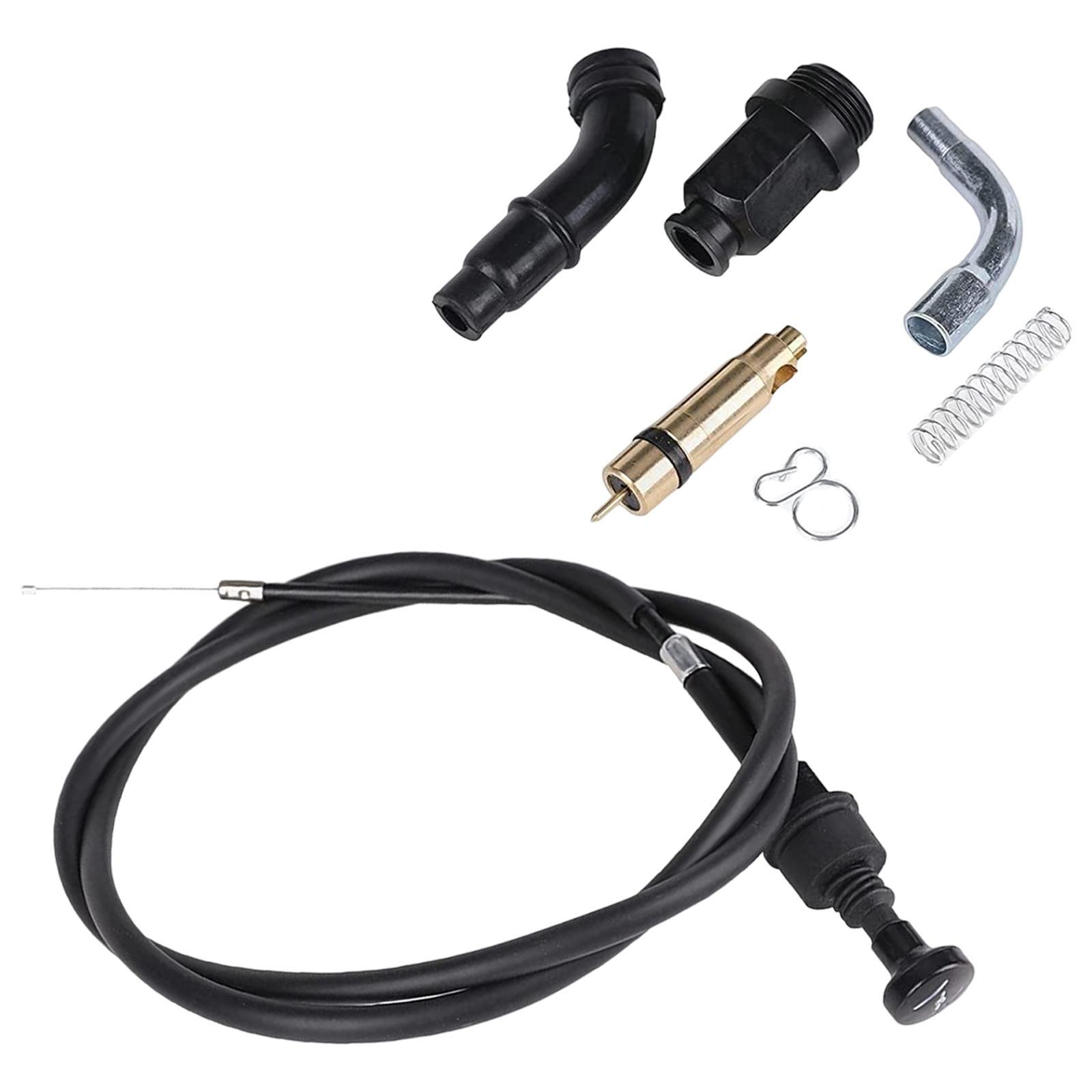 Choke Cable & Starter Valve Plunger Kit Carburetor Carb Repair Kit Fit for Honda Rancher 350