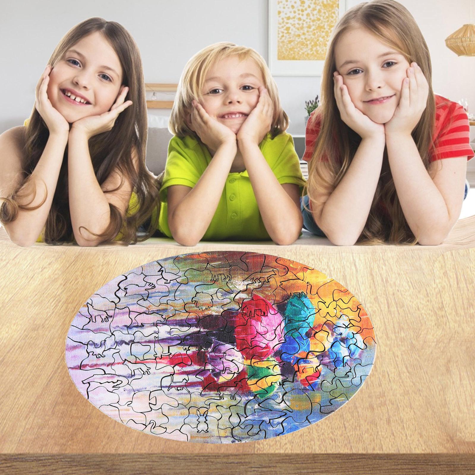 Model DIY Craft Kit Wooden Jigsaw Puzzle for Adults Kids
