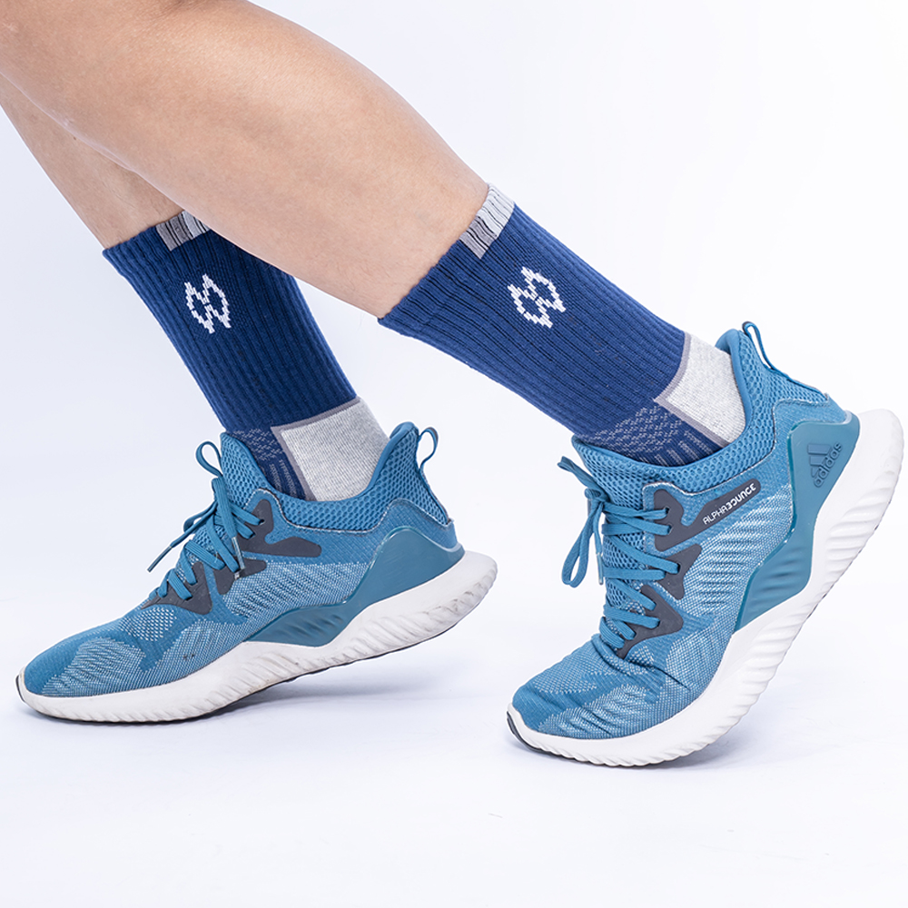 Hộp 3 đôi tất thể thao đá bóng chống trơn trượt, sợi cotton mềm mại thoáng khí MRM Manlywear - CB3TTTCDMM
