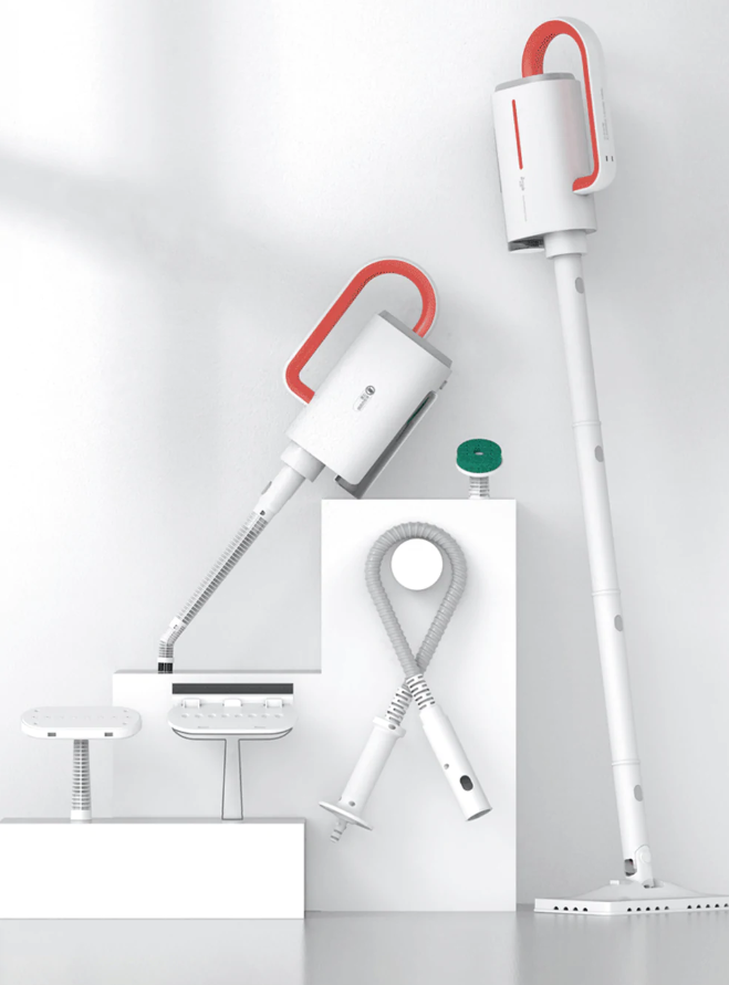 Máy vệ sinh hơi nước cầm tay đa chức năng DEERMA DEM-ZQ610 Hàng chính hãng