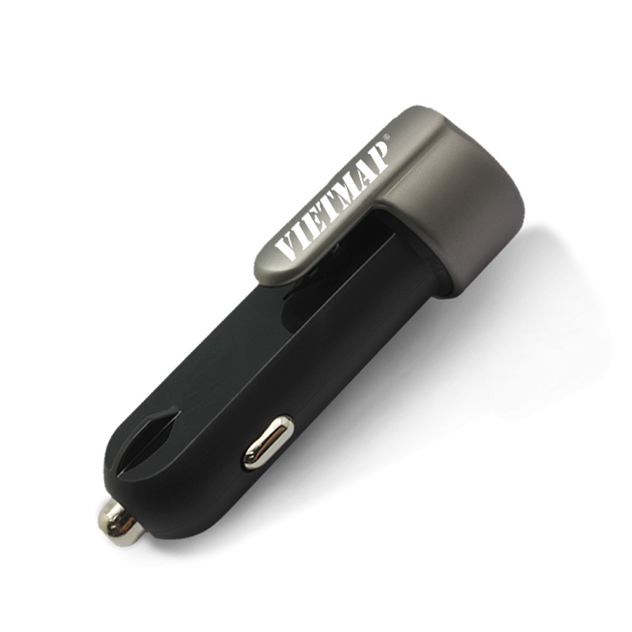 Tẩu Sạc Thoát Hiểm Trên Ô Tô VIETMAP VM31 - Hai Cổng USB 3.0A