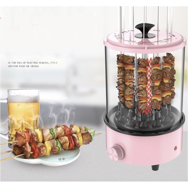 Bếp Nướng Điện Để Bàn Tự Động Xoay 360° BBQ on Table (Xanh da trời)