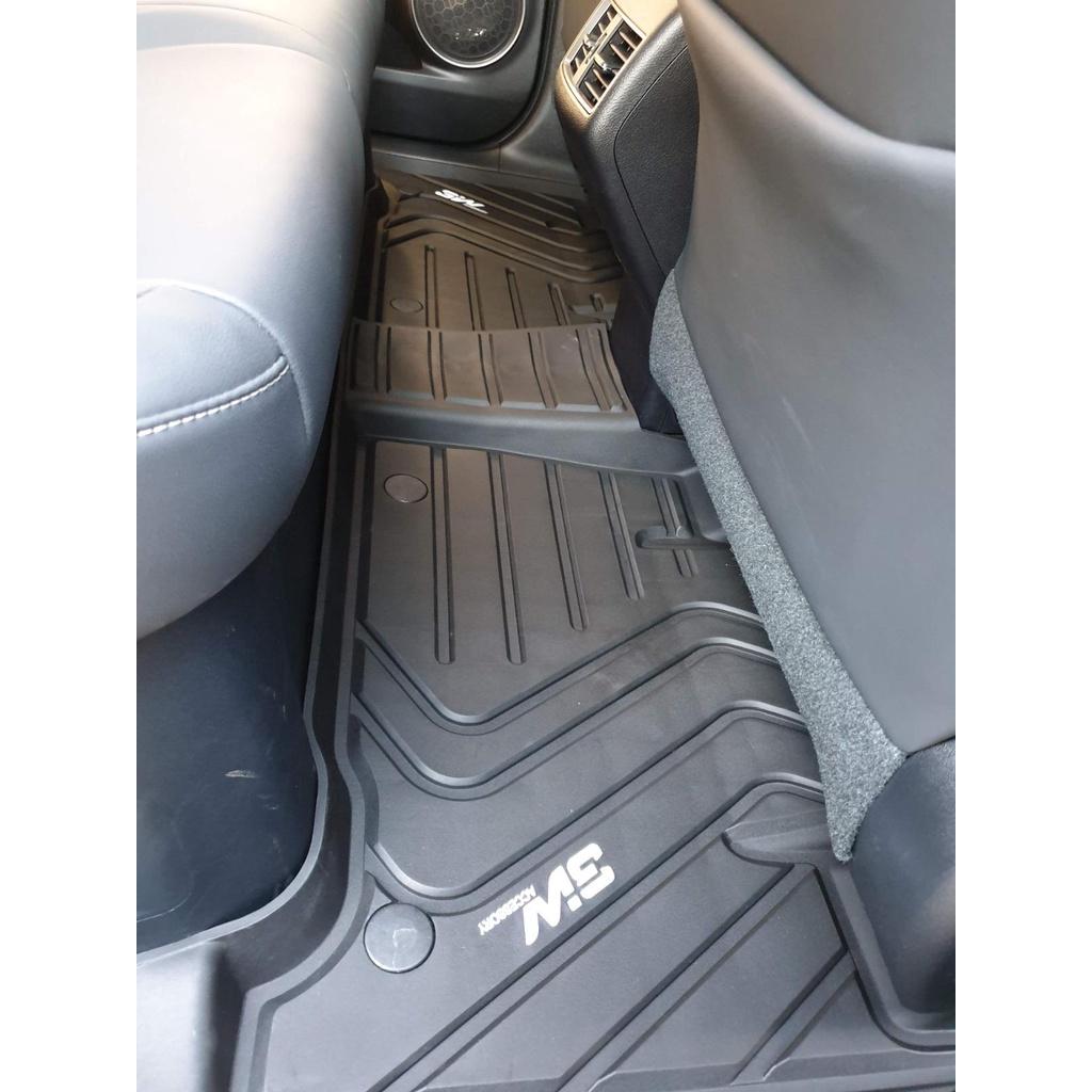 Thảm lót sàn xe ô tô LEXUS NX 2013- đến nay Nhãn hiệu Macsim 3W chất liệu nhựa TPE đúc khuôn cao cấp - màu đen