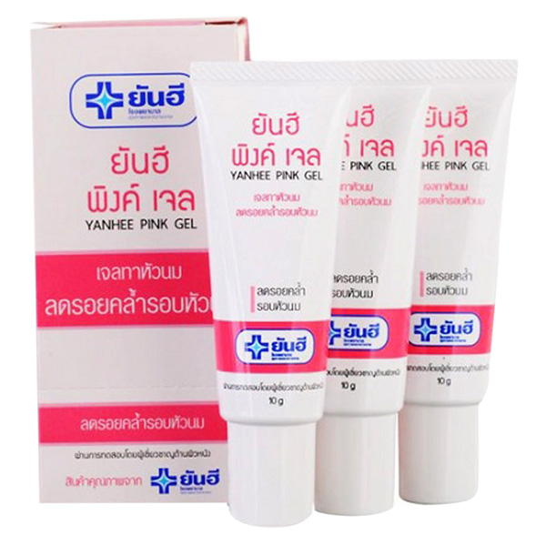 Gel thoa hồng nhũ h.o.a Yanhee Pink giúp giảm quầng thâm quanh nhũ h.o.a 10g