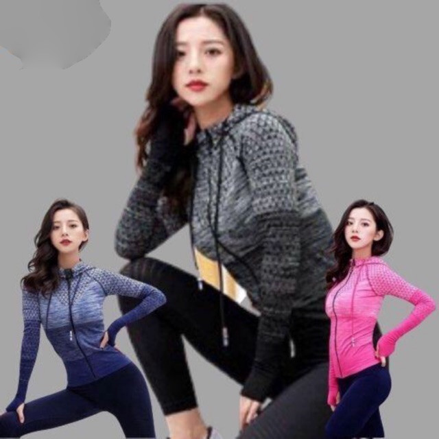 ÁO KHOÁC NỮ NHẸ, ÁO KHOÁC TẬP GY,TẬP YOGA 3 MÀU THỜI TRANG