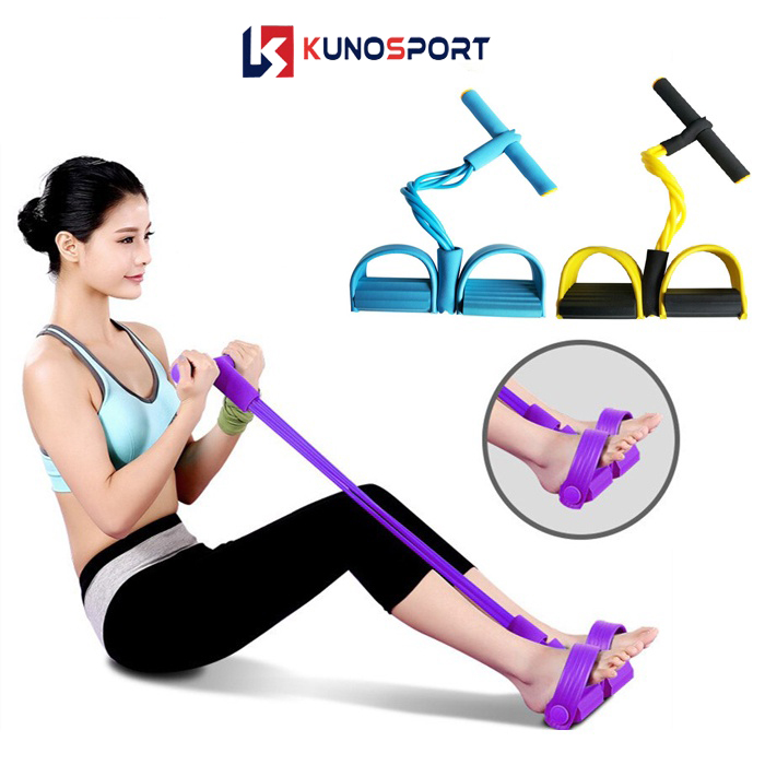 Dây kéo cao su 4 ống tập Gym Yoga hiệu quả tại nhà - D07