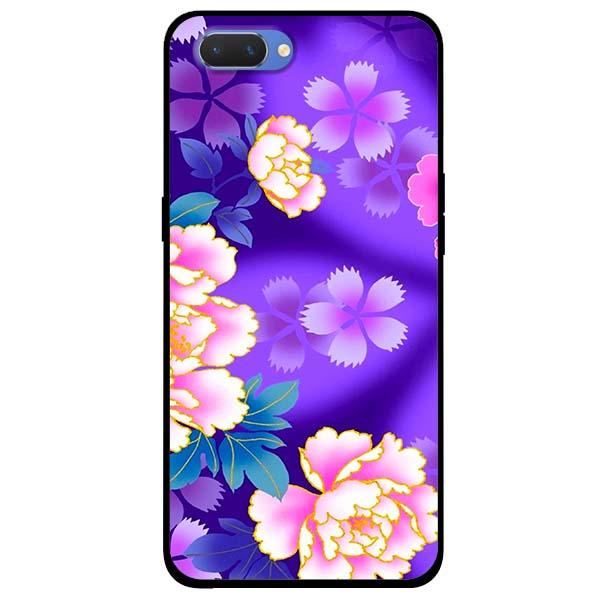 Ốp lưng dành cho Oppo A3s - A12e - Realme C1 - Realme 2 - Hoa Ánh Tím