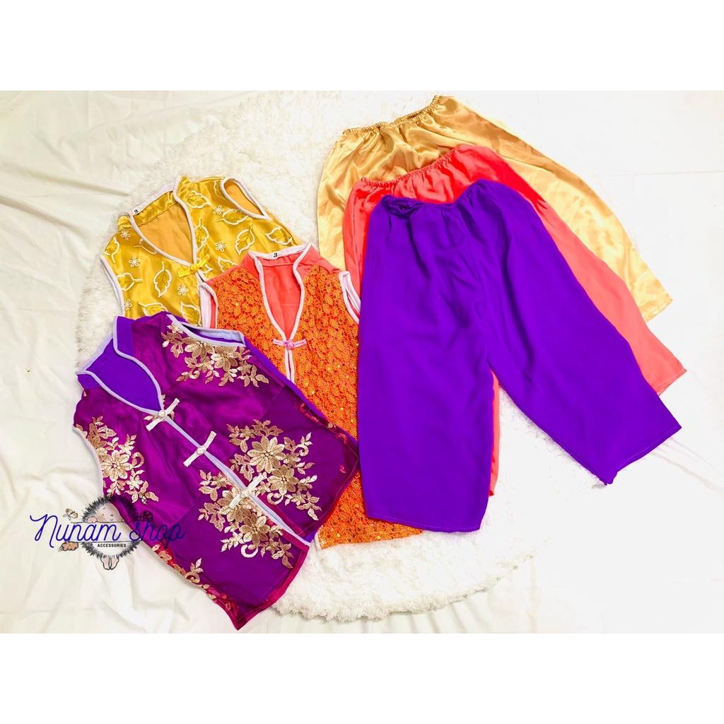BỘ TÀU REN CHẤT PHI BÓNG XINH XẮN HÀNG THIẾT KẾ CHO BÉ 13-16KG - NUNAM SHOP