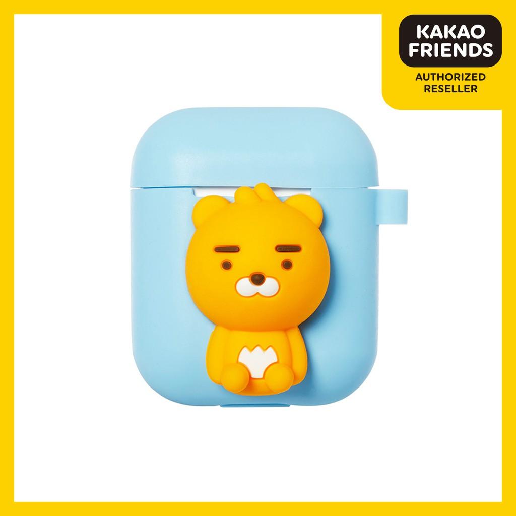 Case Airpod 2 Màu Xanh Little Ryan Kakao Friends Chính Hãng