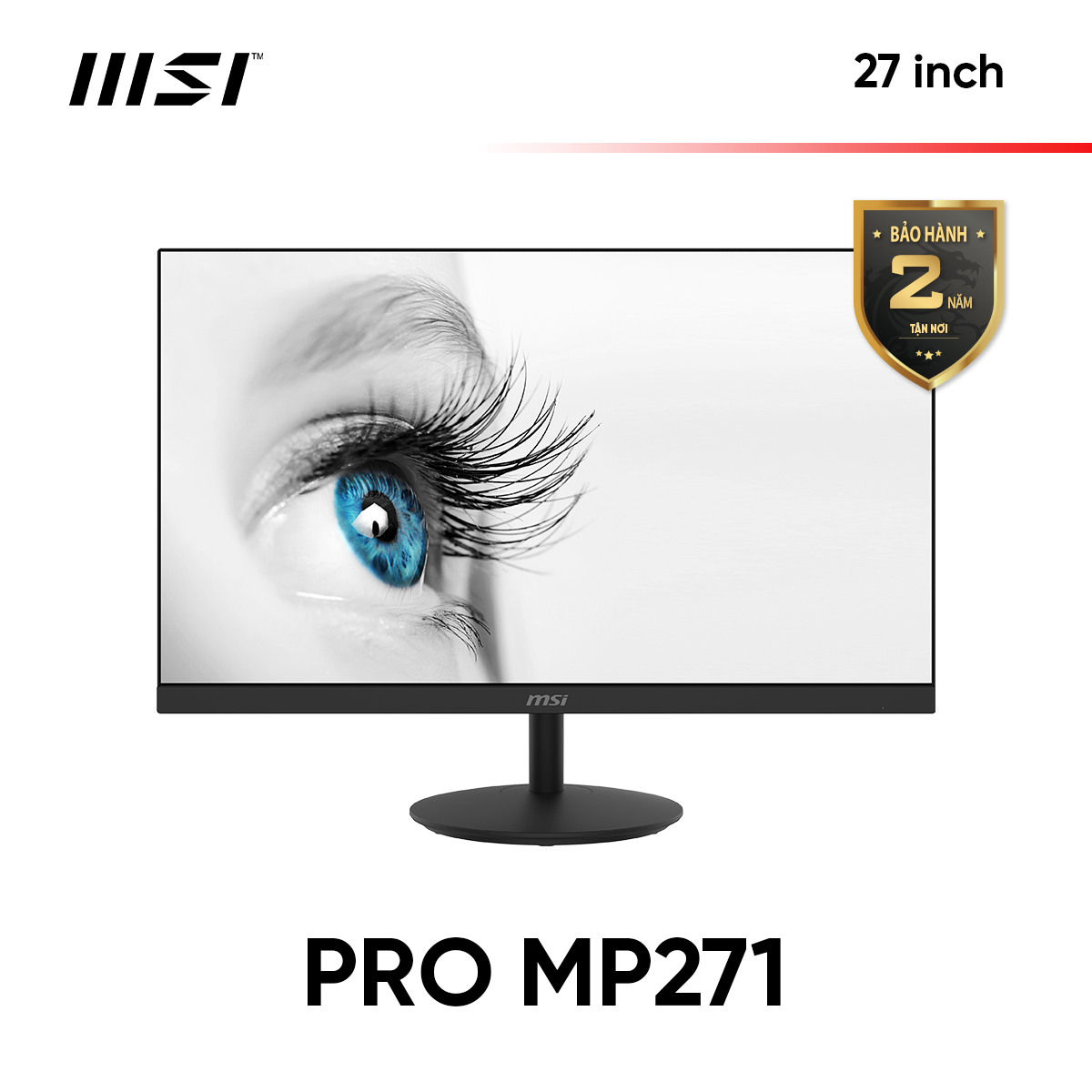 Màn hình MSI PRO MP271 27 Inch (FHD/IPS/75Hz/5ms) - Hàng chính hãng