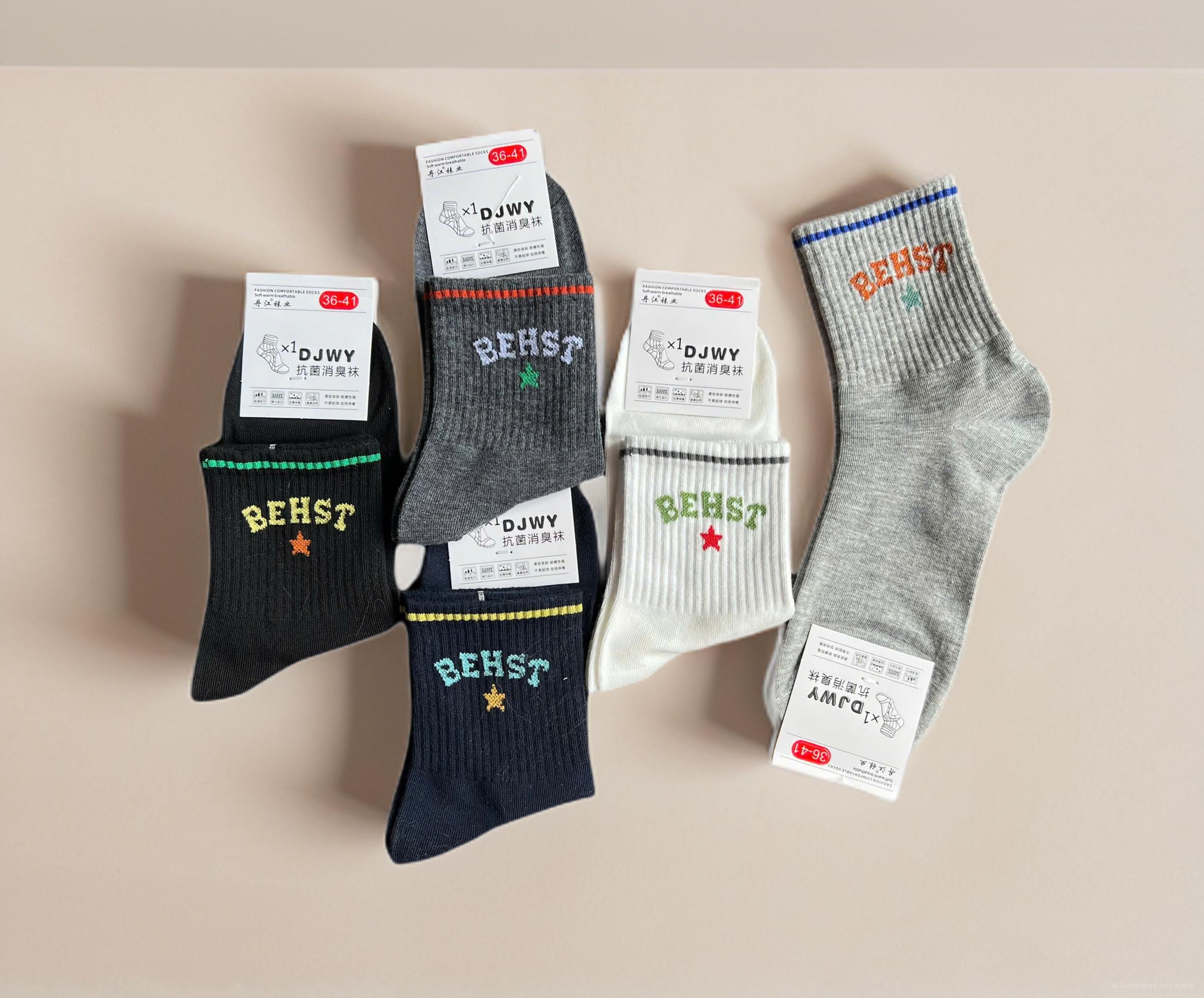 SET 5 ĐÔI TẤT VỚ NAM CỔ CAO MÃ 28 DÀNH CHO NAM