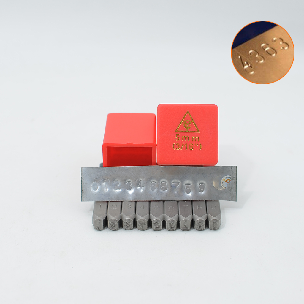 Bộ đóng số Xuôi cỡ 5mm