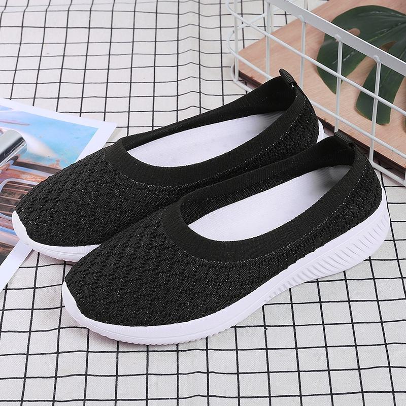 Giày Thể Thao Đế Bằng Siêu Nhẹ Size 35-42 Cho Nữ