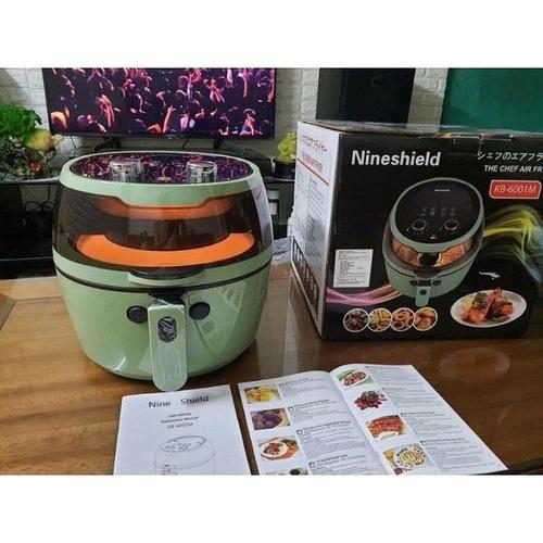 Nồi Chiên Không Dầu Nine Shield Cho Gia Đình Dung Tích 8L Đa Năng Cực Tiện Lợi