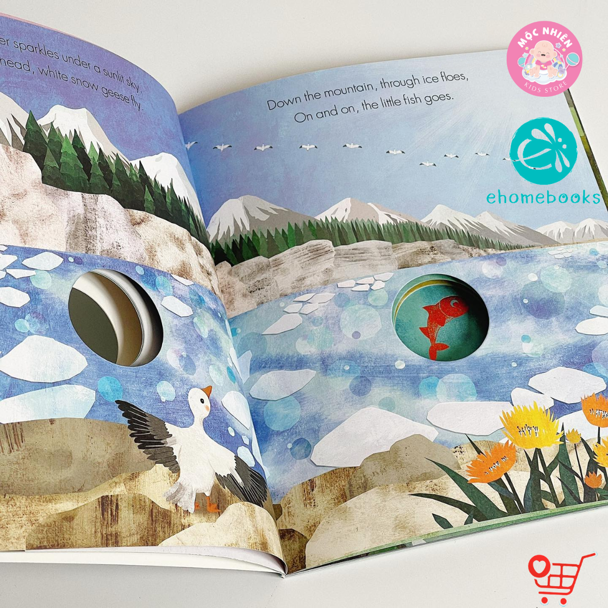 Sách tranh song ngữ Thiên nhiên diệu kỳ - Dành cho bé 0-6 tuổi - Ehomebooks