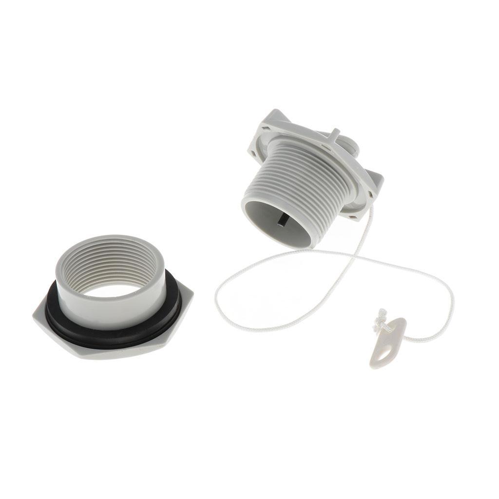 3x Universal Inflatable Boat Air  Adapter Replacement with Pull Cord Paddle