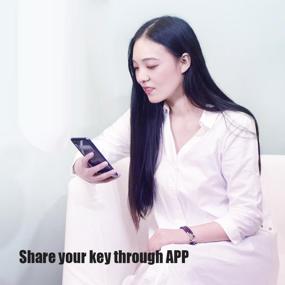 YEELOCK Smart Drawer Lock ZNGS01YSB Keyless Lock BT APP Management Anti-theft Children Safety Hidden Lock