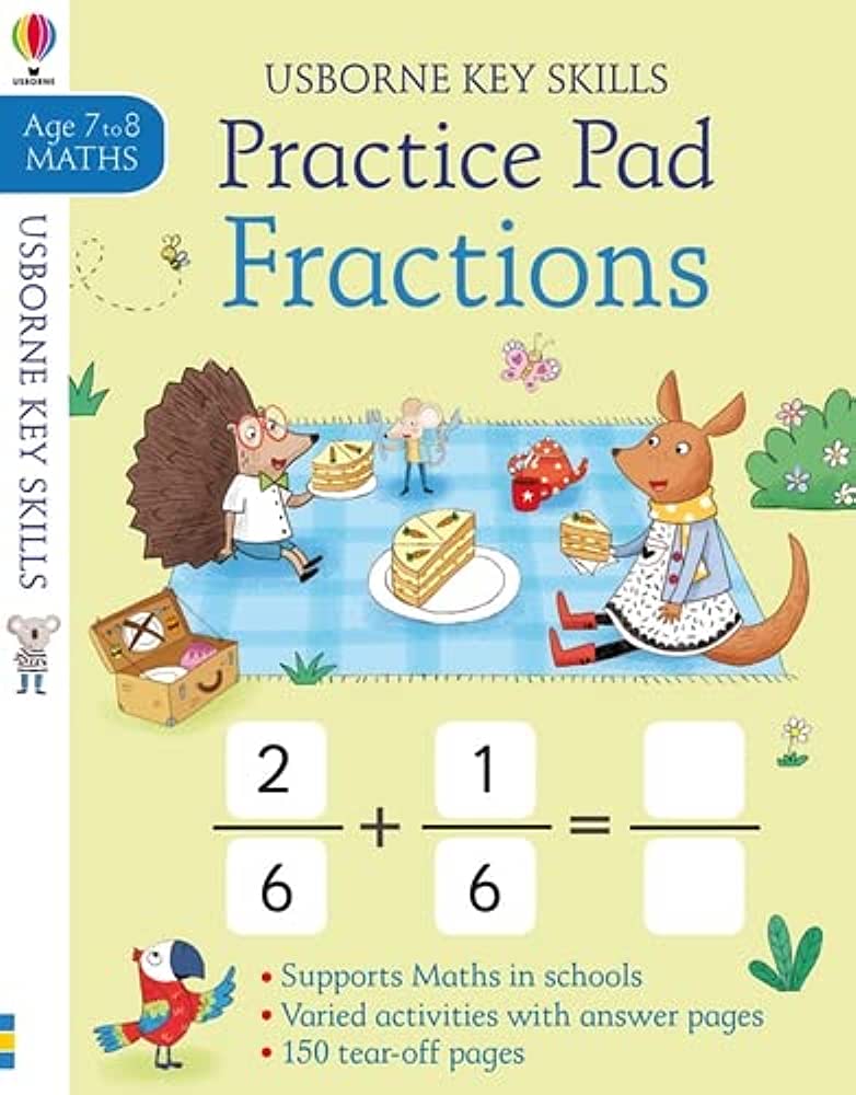 tiếng Anh: Fractions Practice Pad 7-8