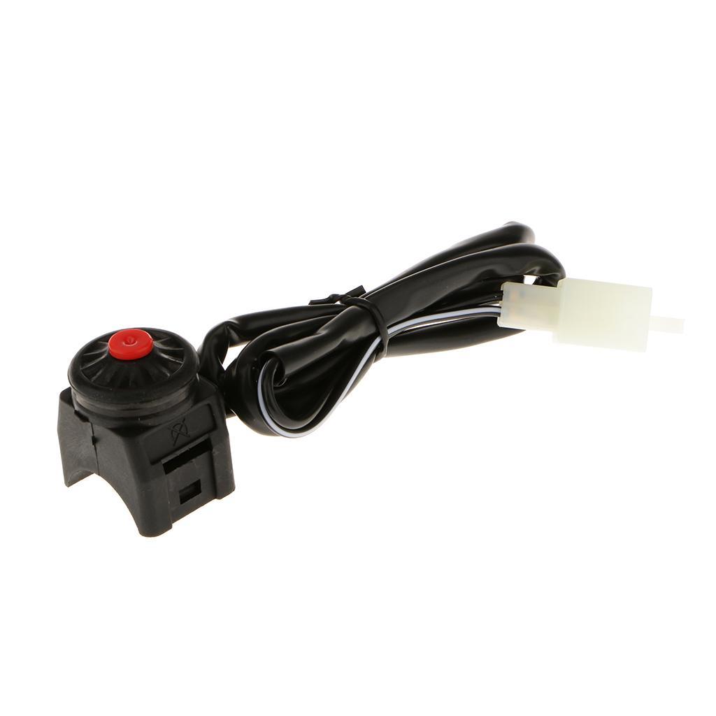2x Universal Ignition Starter Switch for Motorbike ATV Quad Dirt Bike