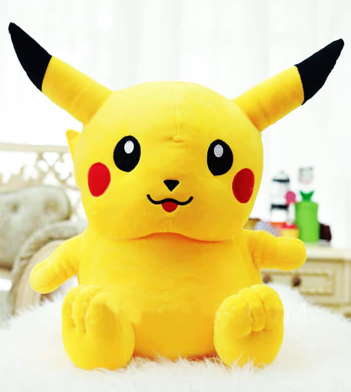 Gấu Bông Pikachu Ngồi Dễ Thương Cho Bé (20cm---&gt;70cm) Hàng Việt Nam Chất Lượng Cao, An Toàn Cho Trẻ Nhỏ