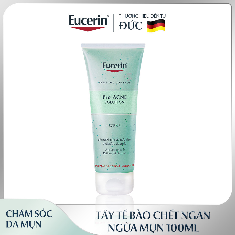 Tẩy tế bào chết ngăn ngừa mụn Eucerin Pro Acne Scrub 100ml