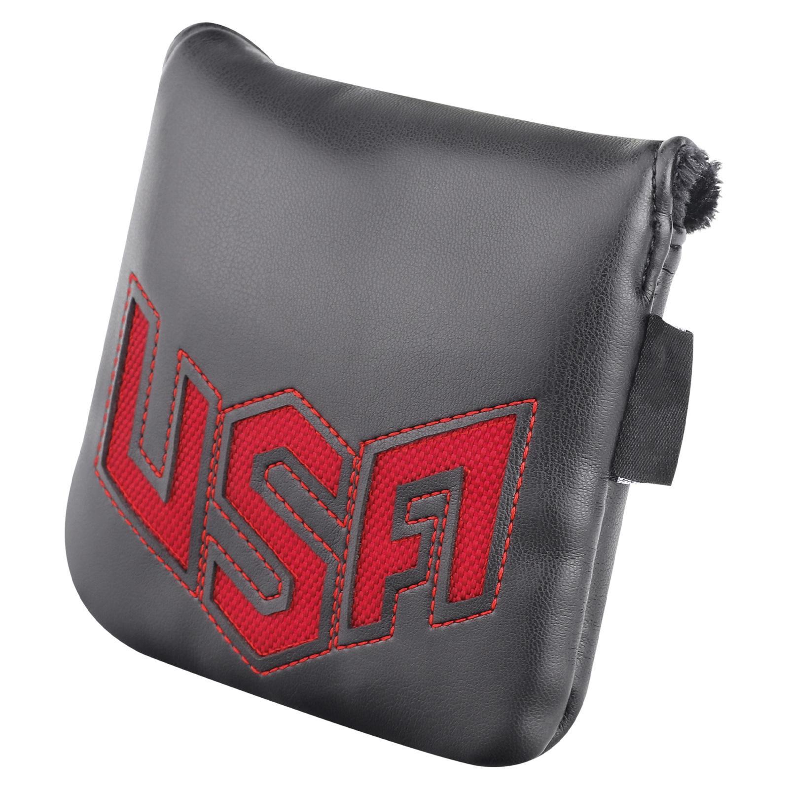 Golf Putter Head Cover Durable PU Leather Golf Club Headcover Head Protector