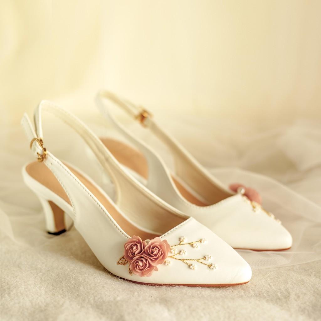 GIÀY CƯỚI - GIÀY CÔ DÂU BEJO H82 3HOA BABY - WEDDING SHOES