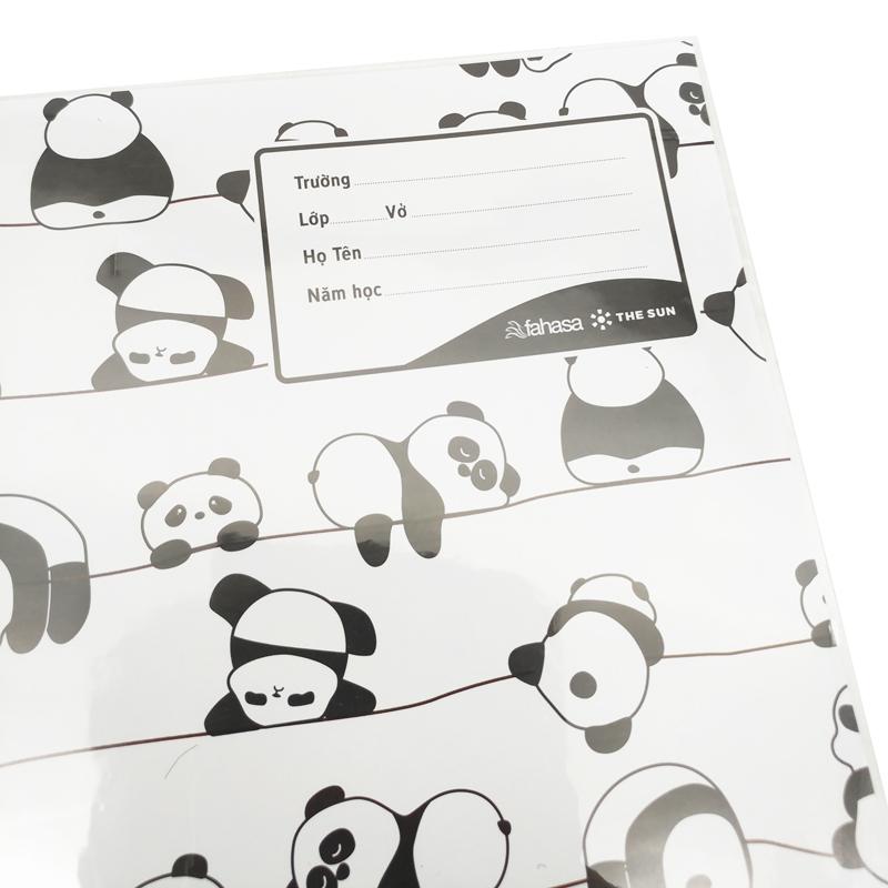 Bao Tập 2 Trong 1 Bìa Kiếng Panda - The Sun 02 (5 Tờ/Xấp)