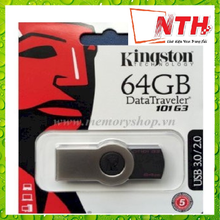 USB 64G Kingston DT101- hàng chính hãng