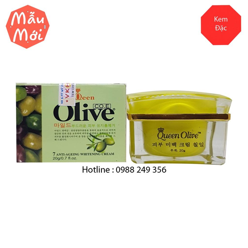 KEM DƯỠNG TRẮNG DA QUEEN OLIVE 20G - Kem Đặc