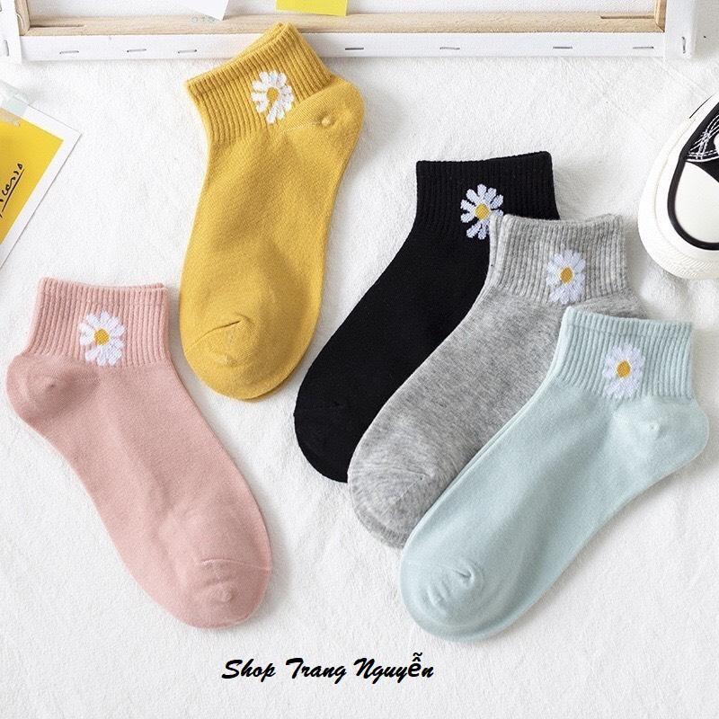 Set 3 đôi tất Hoa Cúc Hot Trend