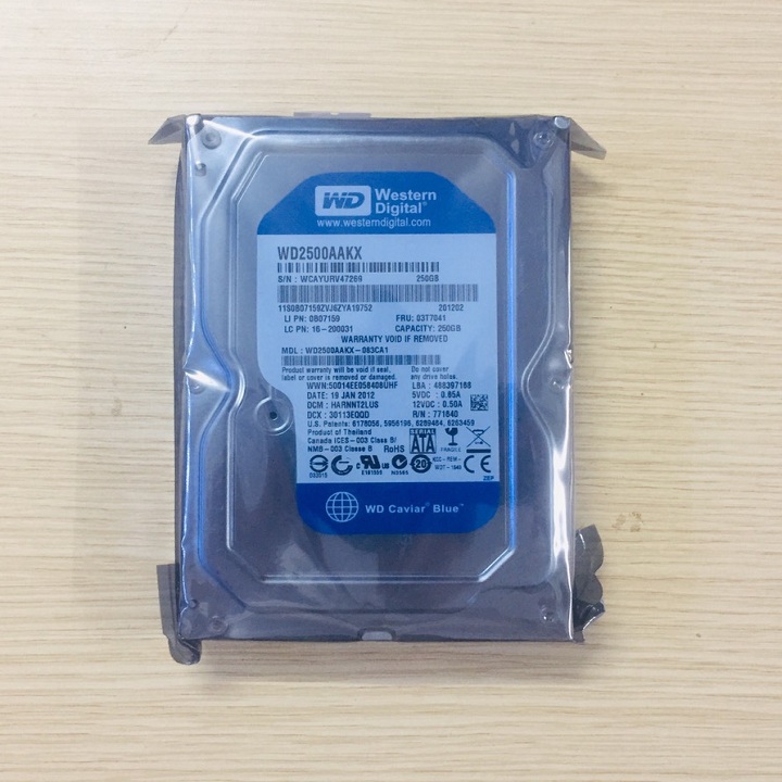 Ổ cứng HDD WD 250GB Blue | Hàng nhập khẩu