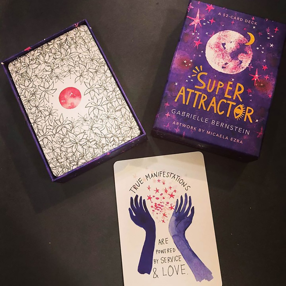 Bộ Bài Oracle Super Attractor Tặng Đá Thanh Tẩy