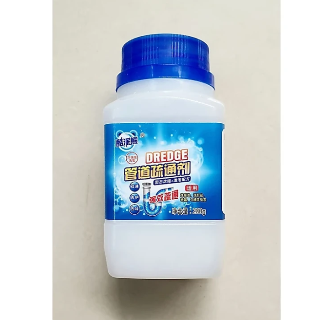 Bột thông cống 01S khử mùi chống nghẹt bồn cầu, lavabo, chậu rửa bát, đường ống phân hủy cực mạnh , xử lý triệt để nhanh chóng loại 260g