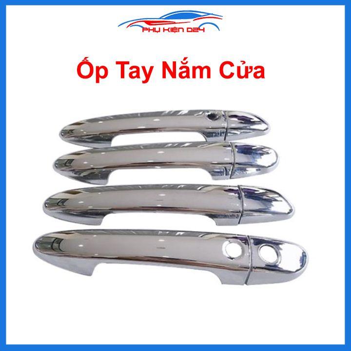 Ốp tay nắm hõm cửa chống trầy Mazda CX8 CX-8 2018-2019-2020-2021-2022 vân cacbon/titan/mạ crom bảo vệ cửa xe ô tô
