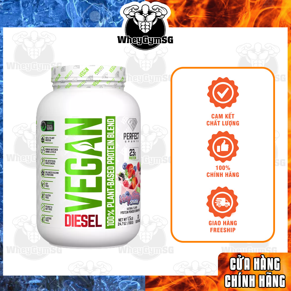 Sữa Dinh Dưỡng Diesel Vegan Protein Cung Cấp Protein Từ Thực Vật Giúp Tăng Cơ 700 Gram (20 Lần Dùng)