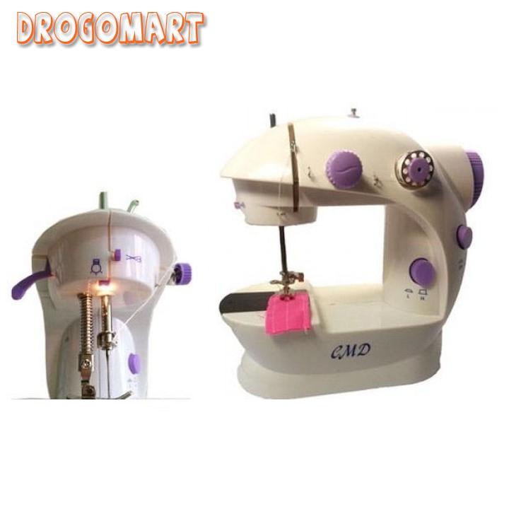 Máy Khâu Mini Gia Đình CMD-202A Tiện Dụng - Máy May Để Bàn + TẶNG KÈM HỘP KIM CHỈ 55 MÓN