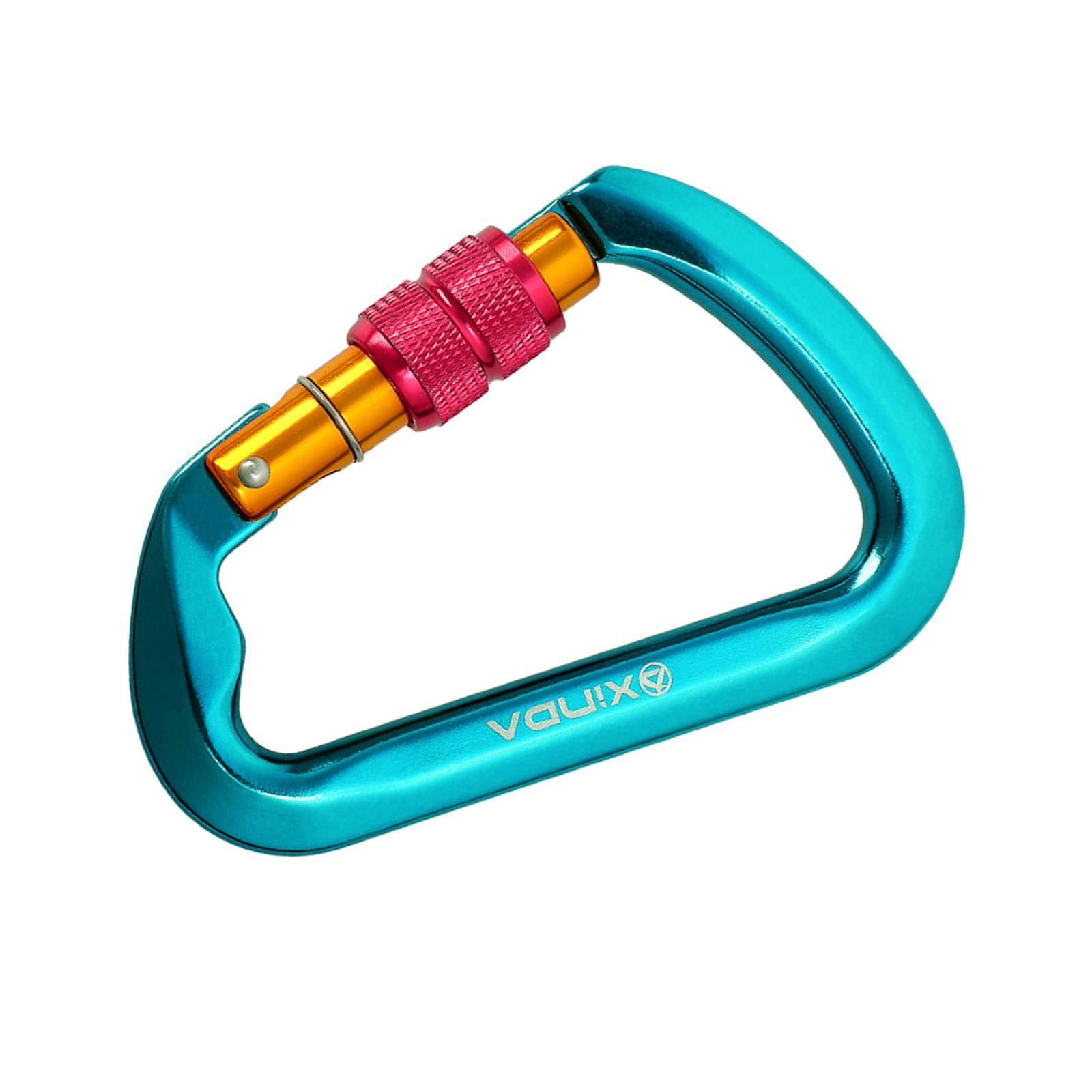 Climbing Carabiner Clip Sturdy for Camping Hammock Rappelling Mountaineering