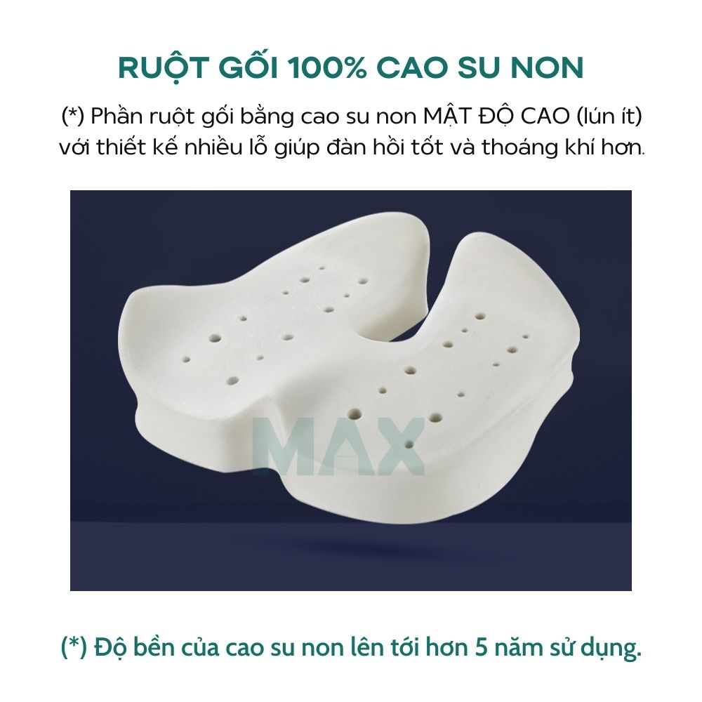 Gối đệm lót ngồi công thái học giúp phòng bệnh trĩ giảm đau xương cụt mẫu mới 2023 bảo hành 1 năm