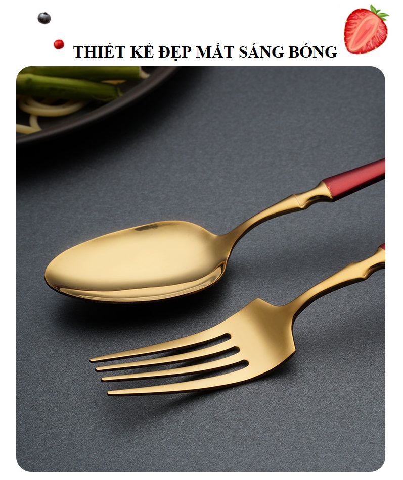 Bộ Đũa Muỗng Thìa Dao Nĩa Ống Hút Inox 6 Món Tặng Cọ Rửa Ống Hút Mang Cơm Văn Phòng, Du Lịch Nhỏ Gọn