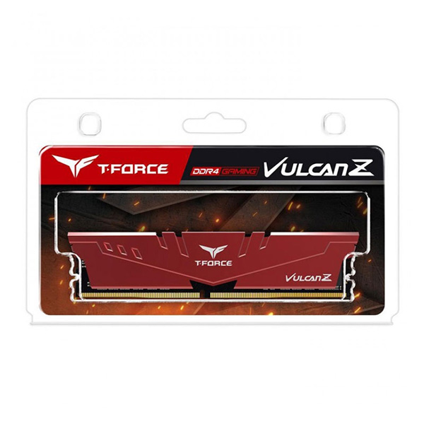 Ram 8GB Team T-FORCE VULCANZ DDR4 3200Mhz Tản dày - Hàng chính hãng Viễn Sơn phân phối